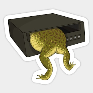 Toad in VCR Sticker